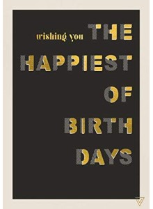 Поздравителна картичка за рожден ден "Най-щастлив рожден ден"